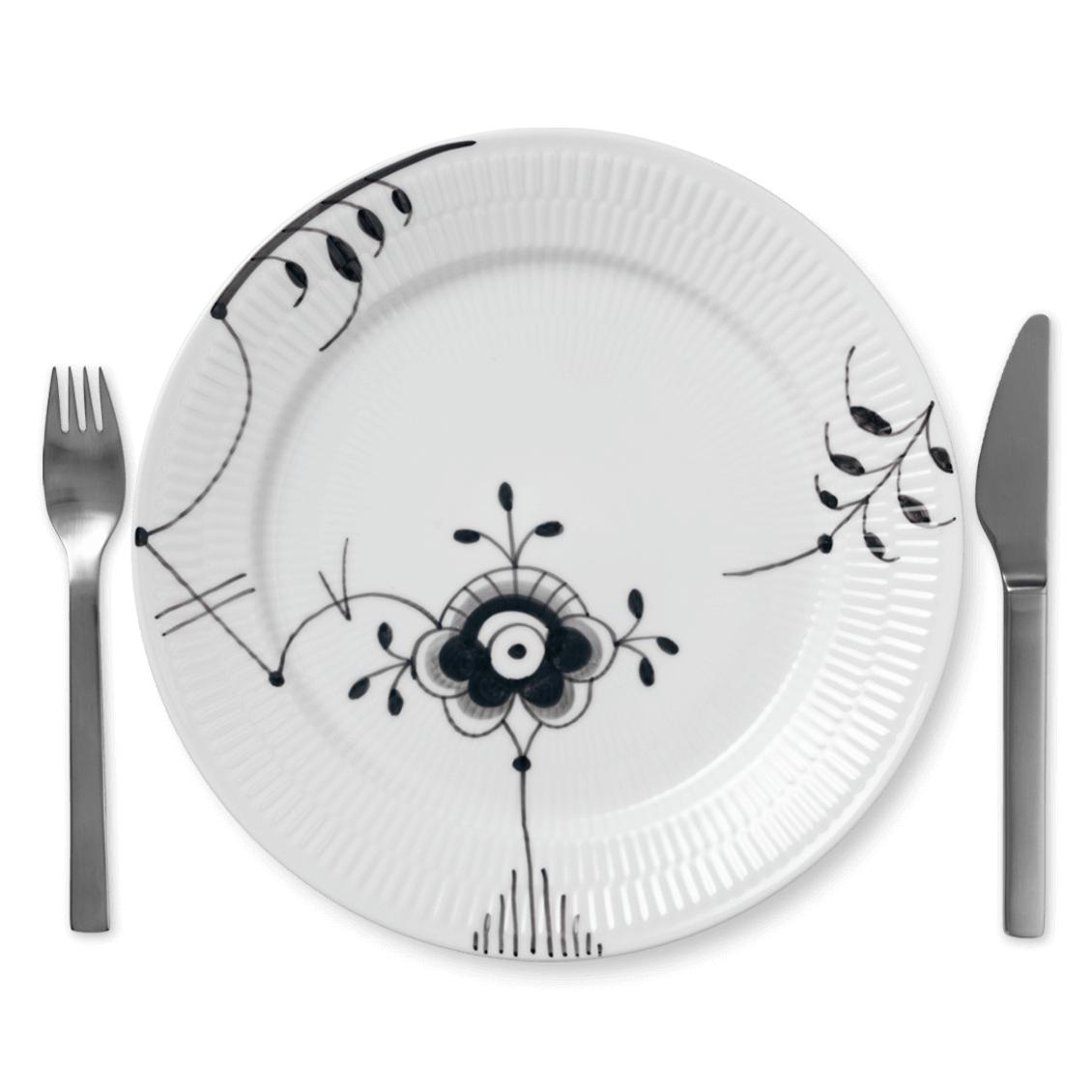 [product_category]-Royal Copenhagen Black Fluted Mega Plate, 27 Cm-Royal Copenhagen-5705140173816-1017473-ROY-2
