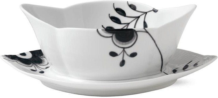 [product_category]-Royal Copenhagen Black Fluted Mega Sauciere, 55 Cl-Royal Copenhagen-5705140718093-1017029-ROY-1