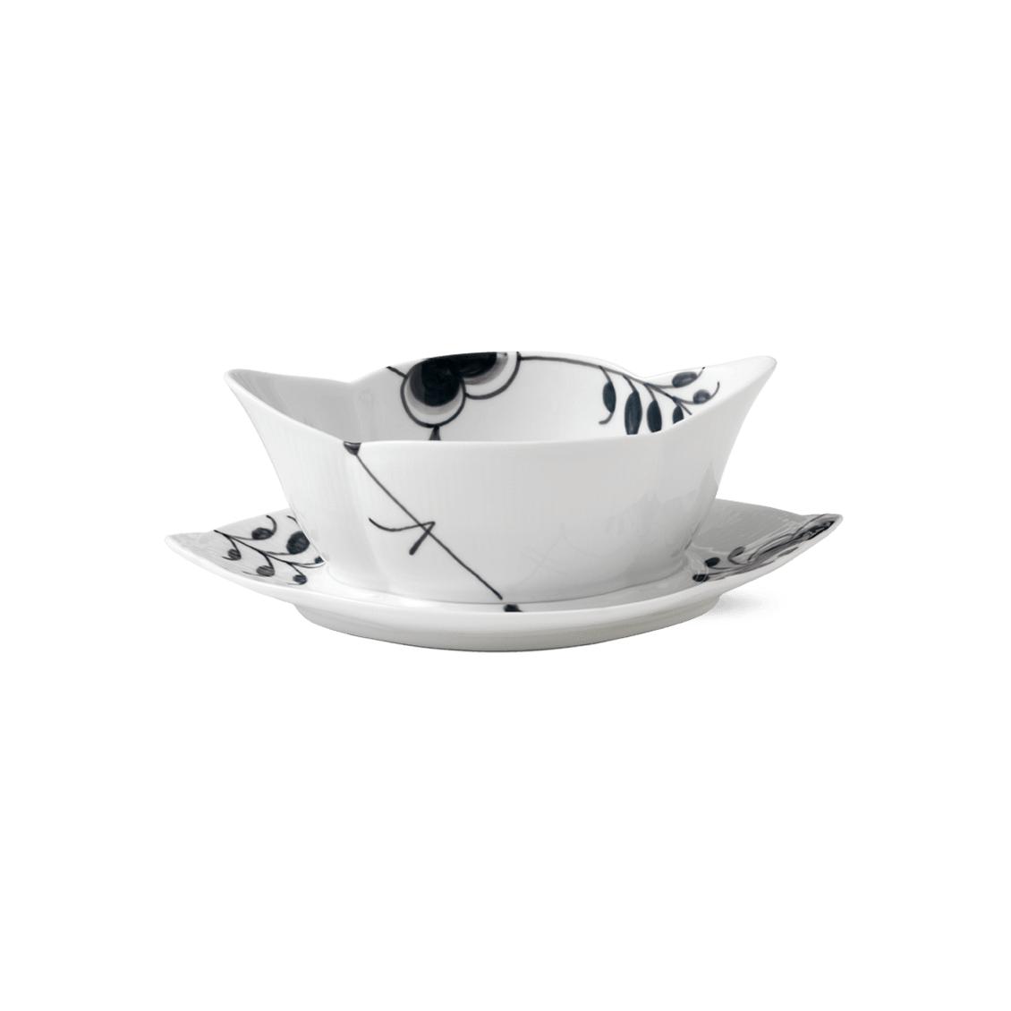 [product_category]-Royal Copenhagen Black Fluted Mega Sauciere, 55 Cl-Royal Copenhagen-5705140718093-1017029-ROY-2