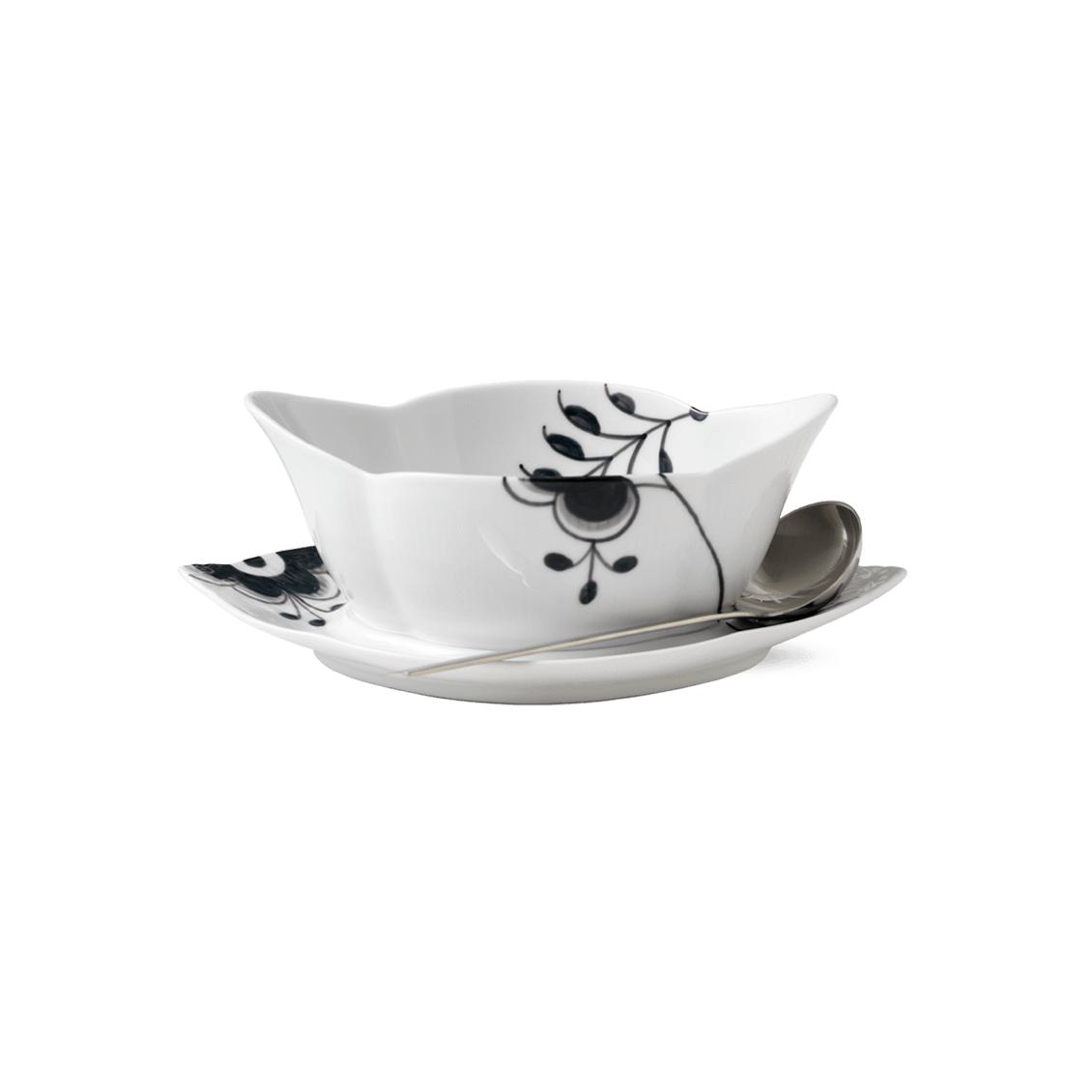 [product_category]-Royal Copenhagen Black Fluted Mega Sauciere, 55 Cl-Royal Copenhagen-5705140718093-1017029-ROY-3