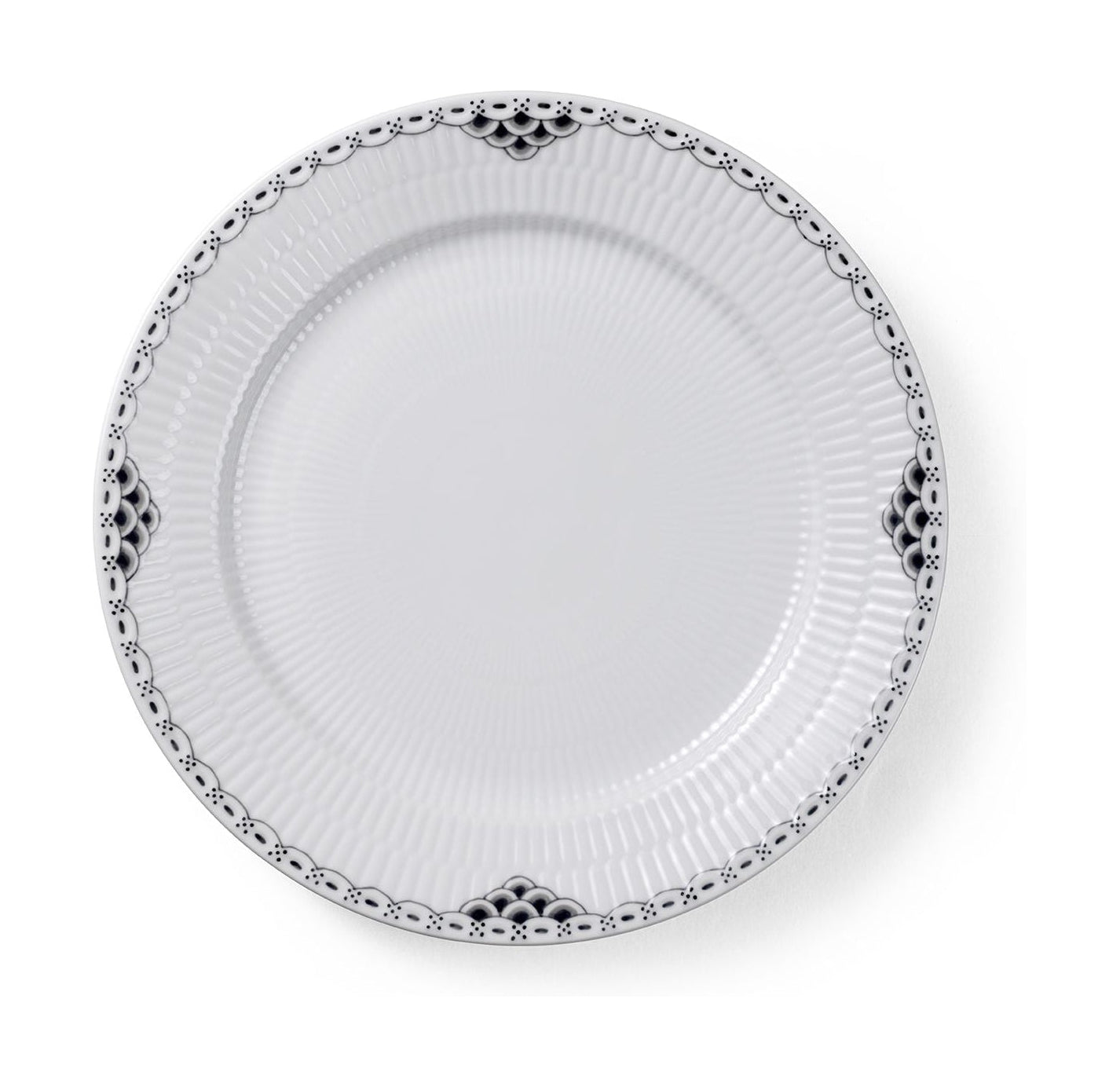 [product_category]-Royal Copenhagen Black Lace Plate, 27 Cm-Royal Copenhagen-5705140742531-1066927-ROY-1