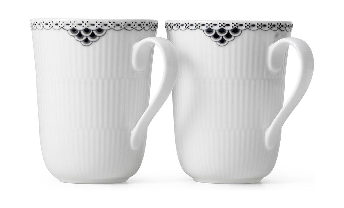 [product_category]-Royal Copenhagen Black Lace Up 33 Cl, 2 Pieces-Royal Copenhagen-5705140742524-1066926-ROY-1