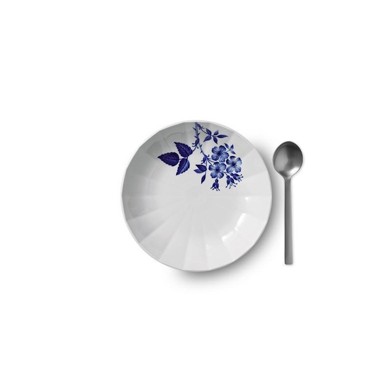 [product_category]-Royal Copenhagen Blomst Deep Plate Rose, 24cm-Royal Copenhagen-5705140731122-1025322-ROY-2