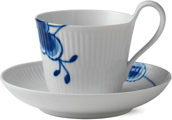[product_category]-Royal Copenhagen Blue Fluted Mega Cup With Saucer, 25 Cl-Royal Copenhagen-5705140723080-1016909-ROY-1