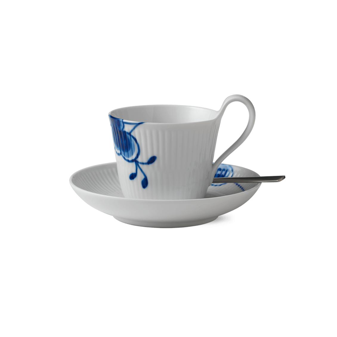 [product_category]-Royal Copenhagen Blue Fluted Mega Cup With Saucer, 25 Cl-Royal Copenhagen-5705140723080-1016909-ROY-2