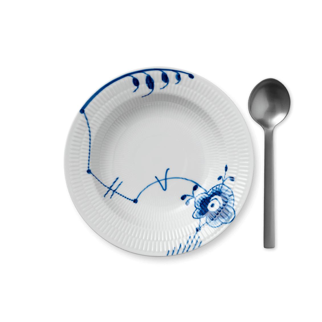 [product_category]-Royal Copenhagen Blue Fluted Mega Deep Plate, 21cm-Royal Copenhagen-5705140059028-1017369-ROY-2