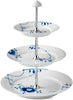 Royal Copenhagen Modrá Fluted Mega Etagere, 35cm 