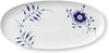 Královská kodaň Blue Futed Mega Oval Serming Plate, 37 cm