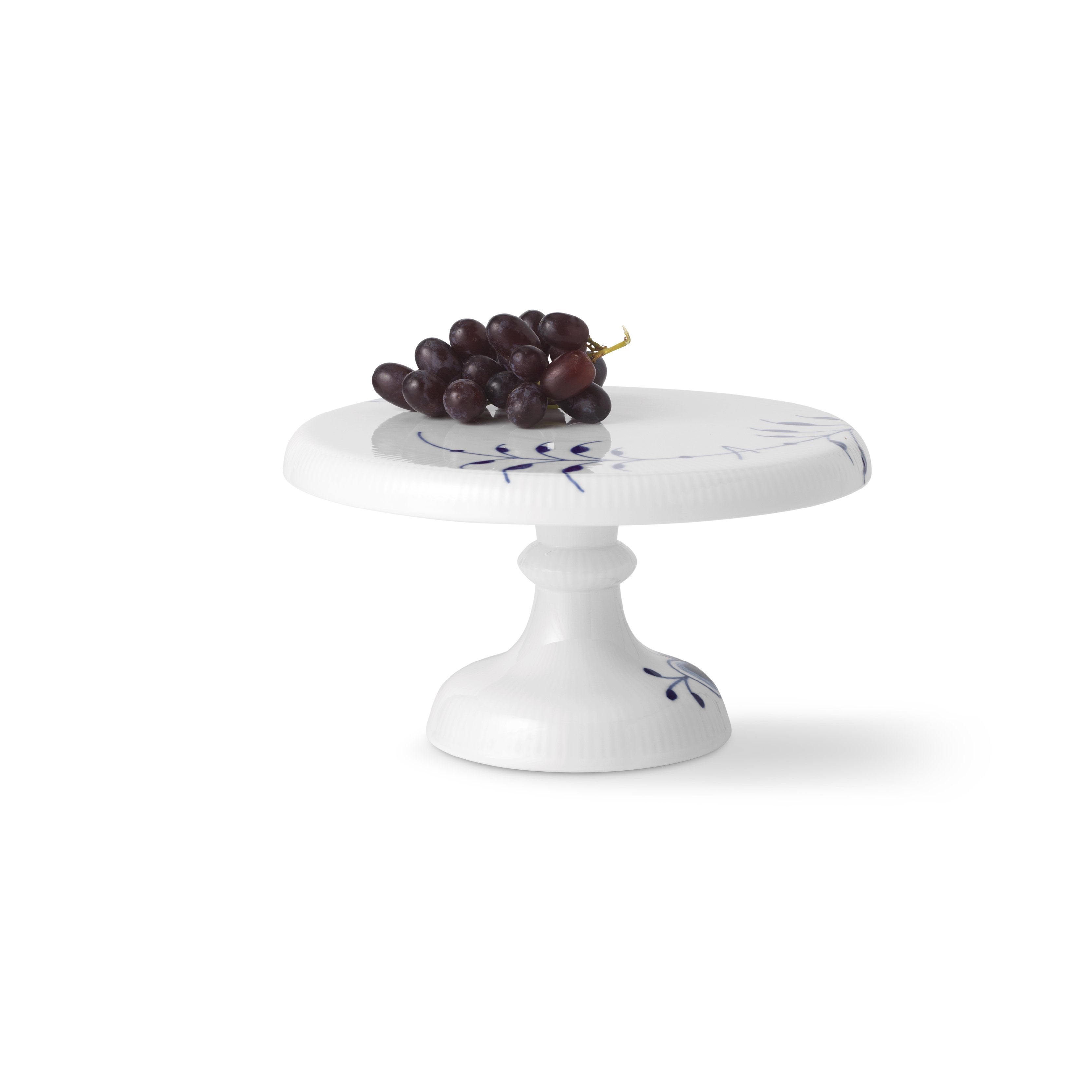 [product_category]-Royal Copenhagen Blue Fluted Mega Serving Platter On Base, 23cm-Royal Copenhagen-5705140734772-1052390-ROY-4