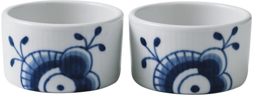 [product_category]-Royal Copenhagen Blue Fluted Mega Soufflè Bowls, 8,5 Cm 2 Pcs-Royal Copenhagen-5705140731436-1025513-ROY-1