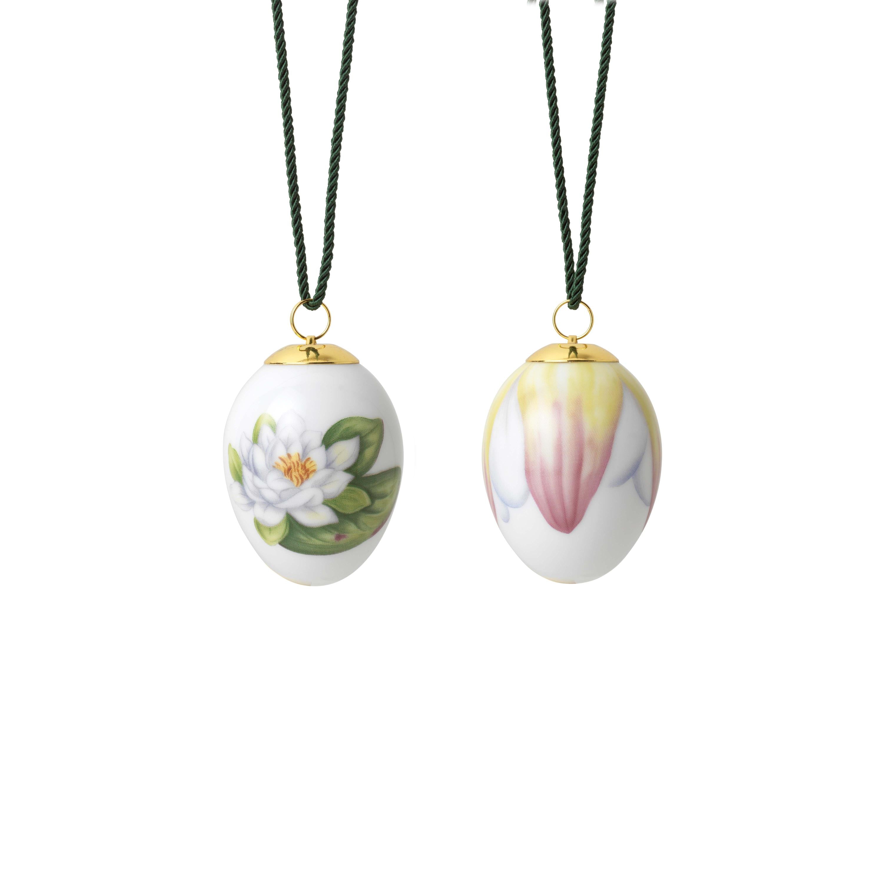 [product_category]-Royal Copenhagen Easter Pendant 2023, Water Lily Buds & Petals 2 Pcs-Royal Copenhagen-5705140742173-1066078-ROY-5