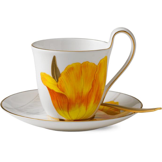 [product_category]-Royal Copenhagen Flora Mug With Saucer Tulip, 27cl-Royal Copenhagen-5705140706236-1017531-ROY-3