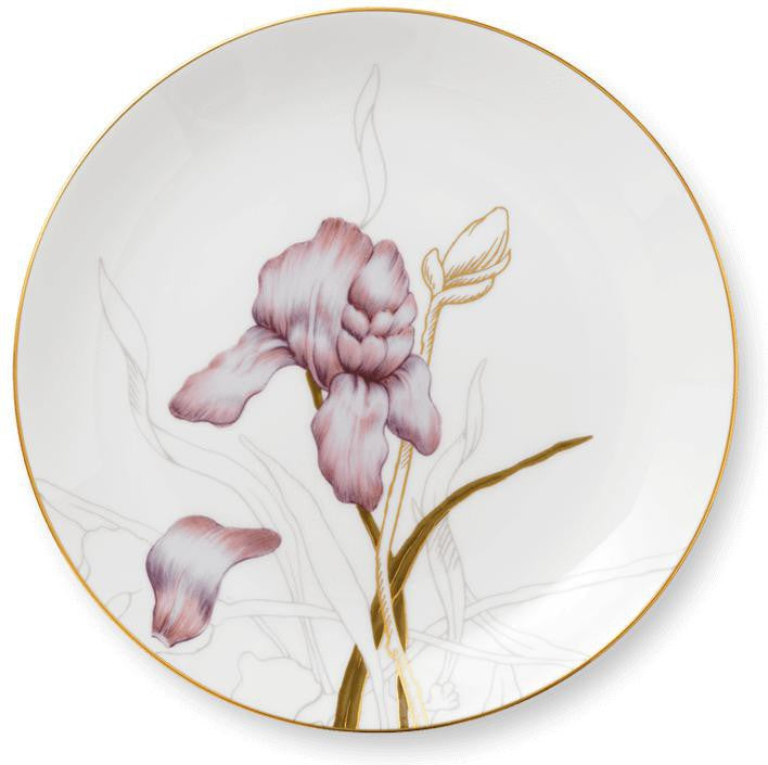 [product_category]-Royal Copenhagen Flora Plate Iris, 22cm-Royal Copenhagen-5705140710141-1017554-ROY-1