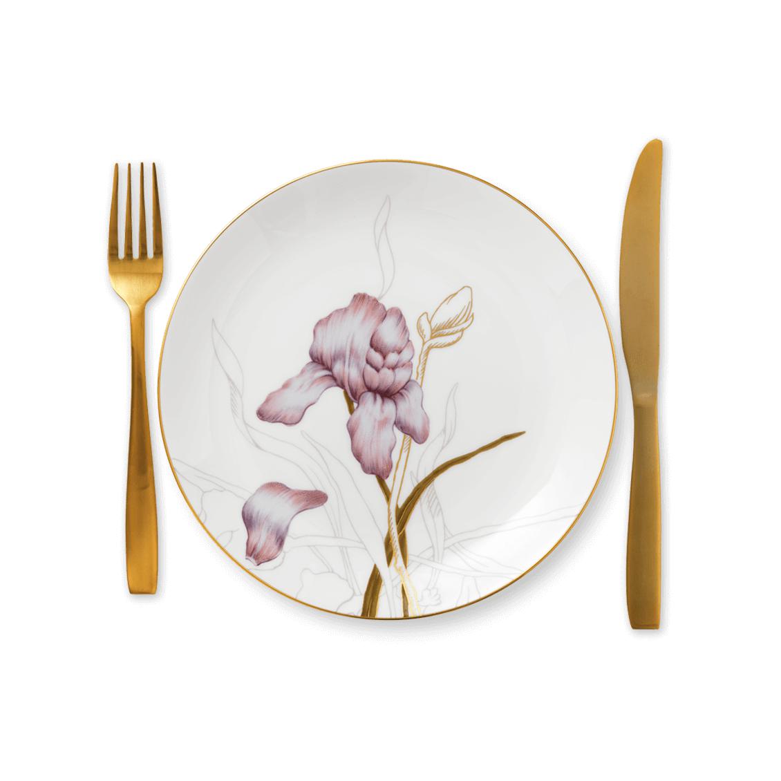 [product_category]-Royal Copenhagen Flora Plate Iris, 22cm-Royal Copenhagen-5705140710141-1017554-ROY-2