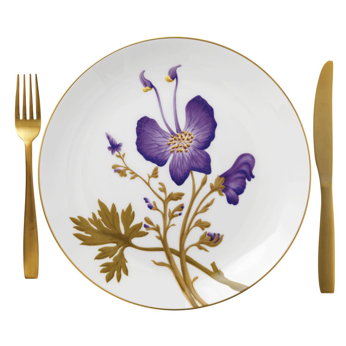 [product_category]-Royal Copenhagen Flora Plate Pansy, 27cm-Royal Copenhagen-5705140731344-1025418-ROY-2