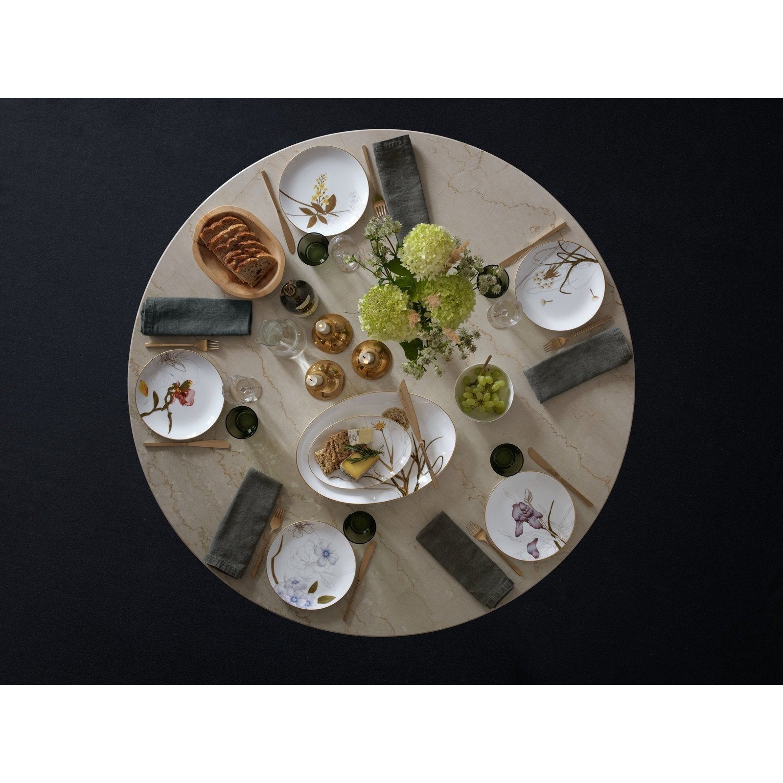 [product_category]-Royal Copenhagen Flora Plate Rhododendron, 22cm-Royal Copenhagen-5705140710097-1017547-ROY-5
