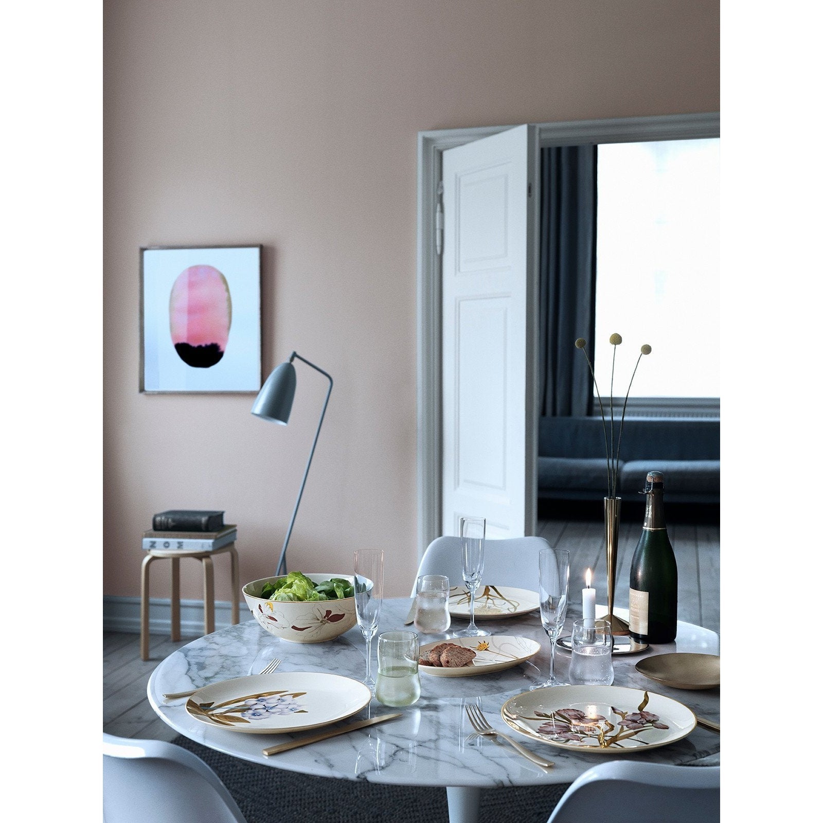 [product_category]-Royal Copenhagen Flora Plate Rhododendron, 27cm-Royal Copenhagen-5705140731337-1025417-ROY-4