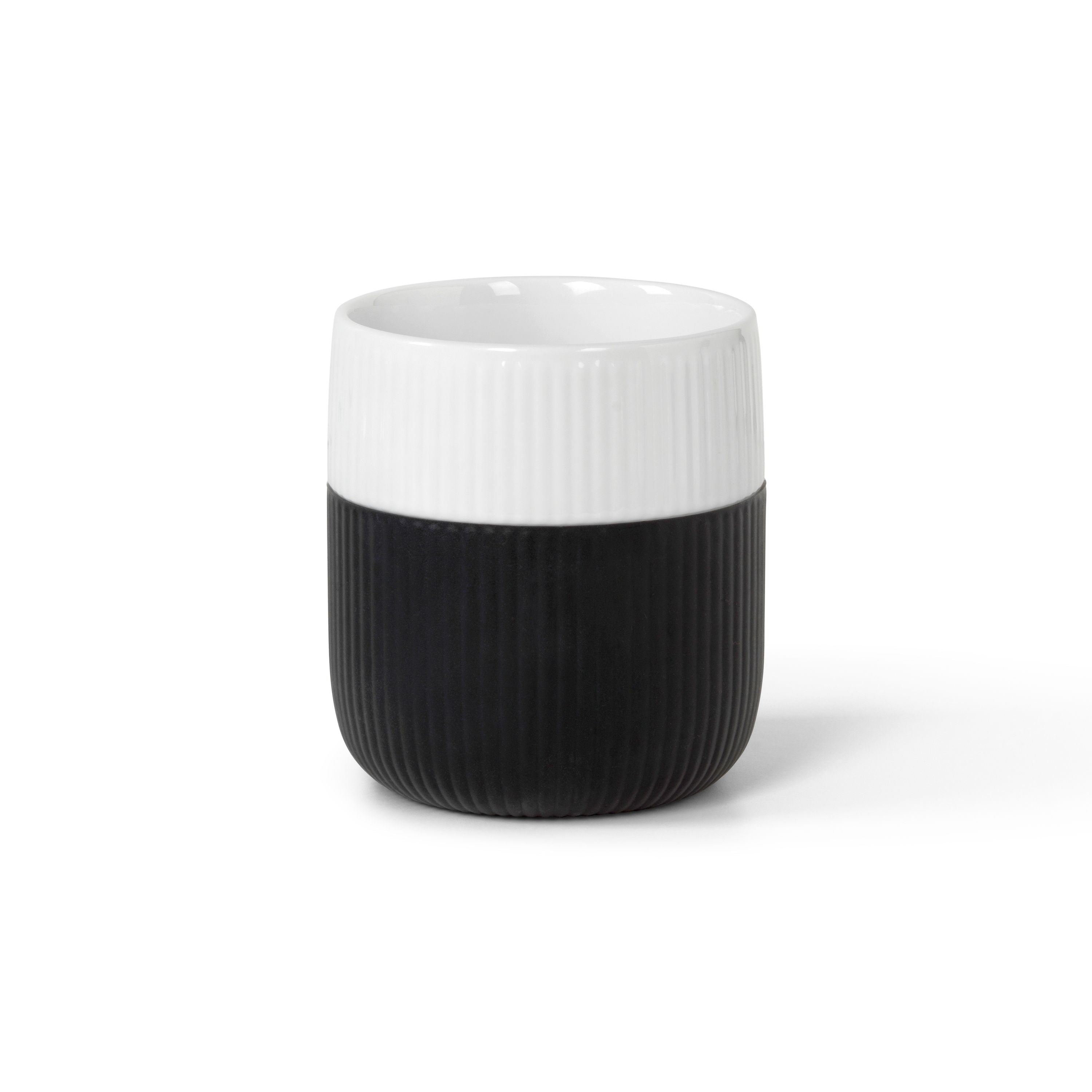[product_category]-Royal Copenhagen Fluted Contrast Mug 33 Cl, Black-Royal Copenhagen-5705140742678-1066941-ROY-1