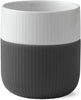 Royal Copenhagen Plotovaný kontrastní hrnek Anthracite, 33cl