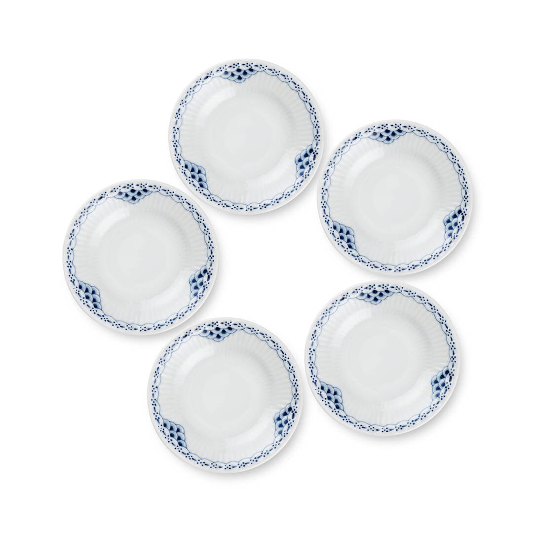 [product_category]-Royal Copenhagen Princess Plates 11 Cm, 5 Pieces-Royal Copenhagen-5705140704324-1017245-ROY-2