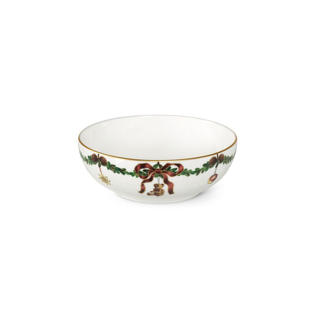 [product_category]-Royal Copenhagen Star Fluted Christmas Bowl, 50 Cl-Royal Copenhagen-5705140738008-1060176-ROY-2