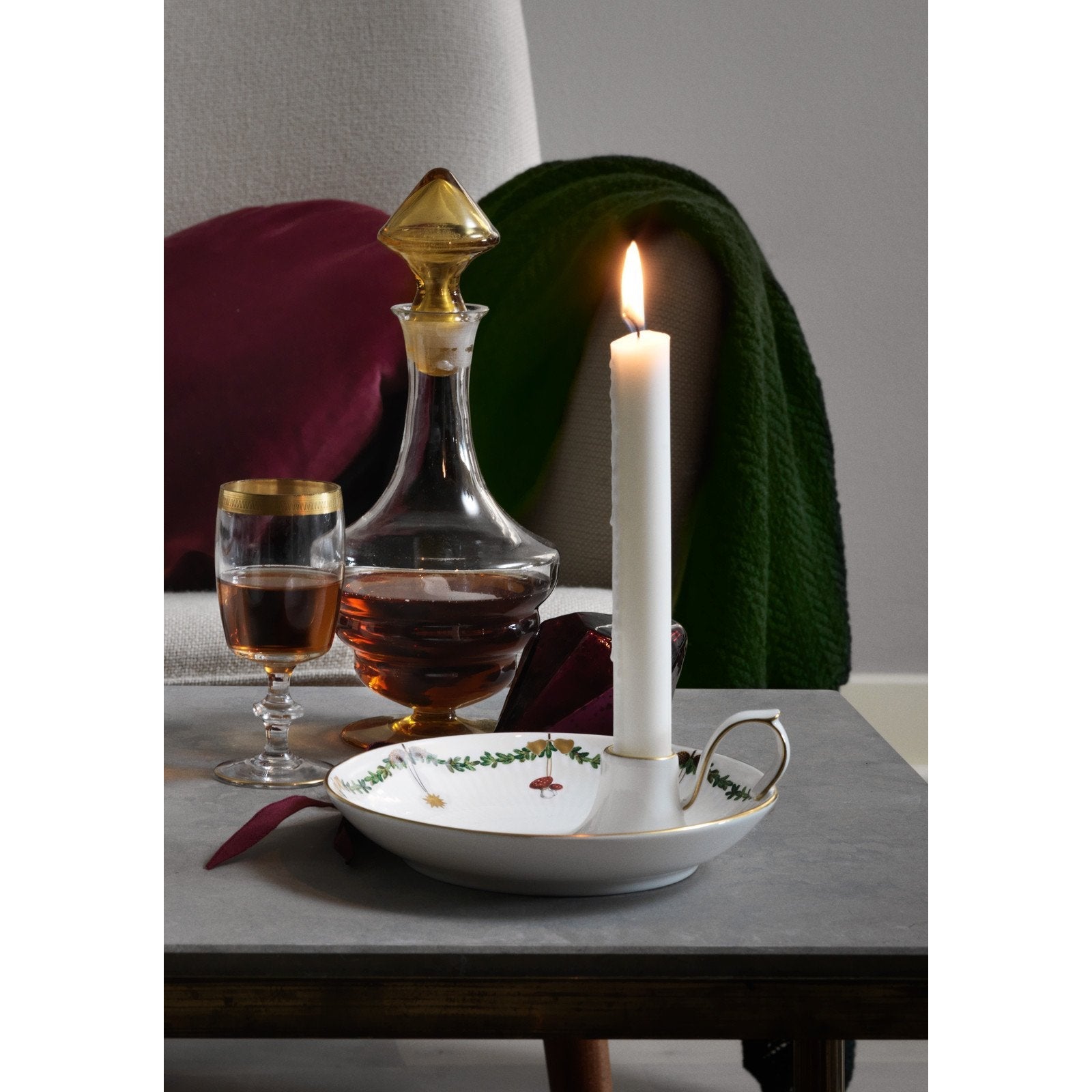 [product_category]-Royal Copenhagen Star Fluted Christmas Candle Holder, 17,5cm-Royal Copenhagen-5705140730668-1024778-ROY-4