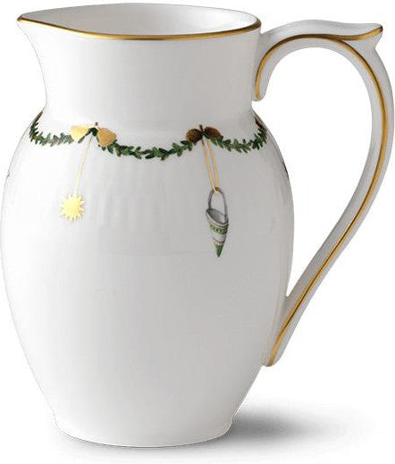 [product_category]-Royal Copenhagen Star Fluted Christmas Jug, 39cl-Royal Copenhagen-5705140729631-1021104-ROY-1