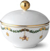 Royal Copenhagen Ster Gefluteerde Kerst Suikerpot 