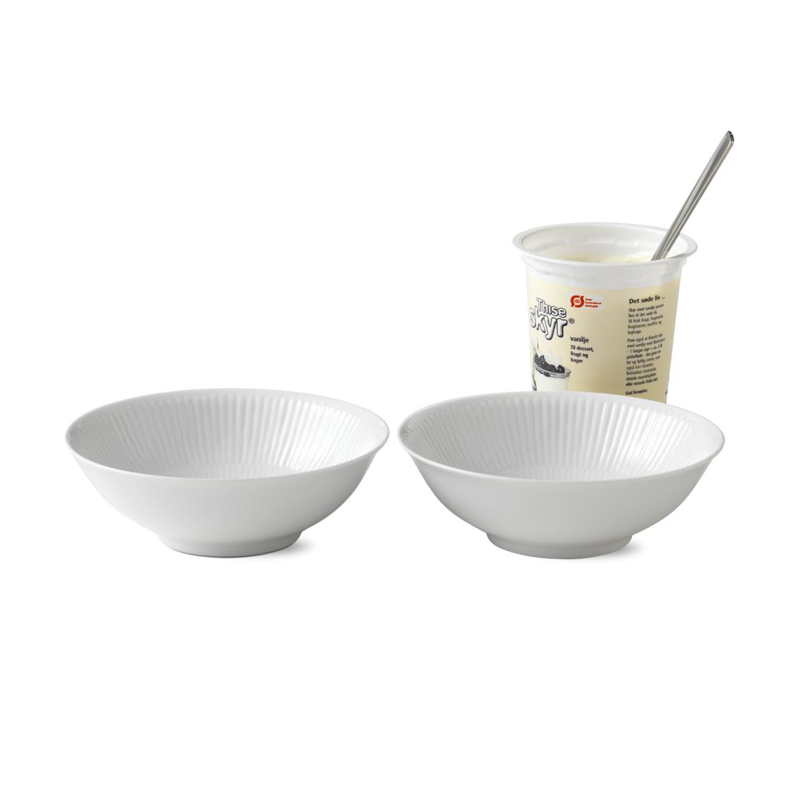 [product_category]-Royal Copenhagen White Fluted Bowl 35cl, 2pcs.-Royal Copenhagen-5705140701781-1017378-ROY-2