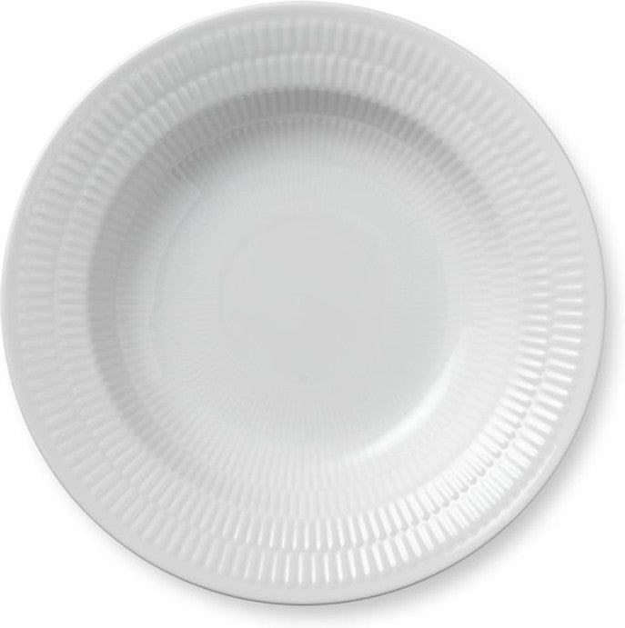 [product_category]-Royal Copenhagen White Fluted Deep Plate, 21cm-Royal Copenhagen-5705140234340-1017400-ROY-1