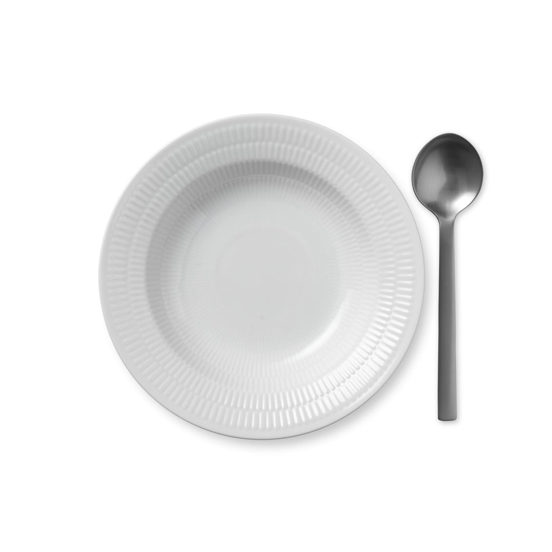 [product_category]-Royal Copenhagen White Fluted Deep Plate, 21cm-Royal Copenhagen-5705140234340-1017400-ROY-2