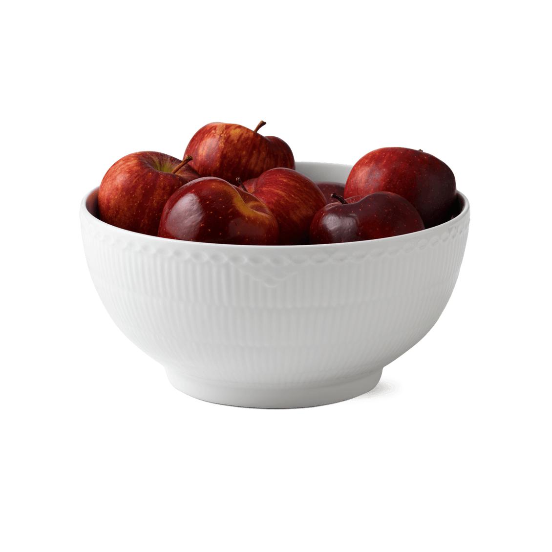 [product_category]-Royal Copenhagen White Fluted Half Lace Bowl, 310cl-Royal Copenhagen-5705140175681-1017290-ROY-2