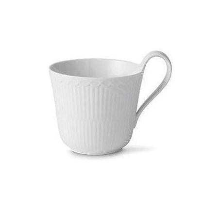 [product_category]-Royal Copenhagen White Fluted Half Lace Cup, 33cl-Royal Copenhagen-5705140732495-1026446-ROY-1
