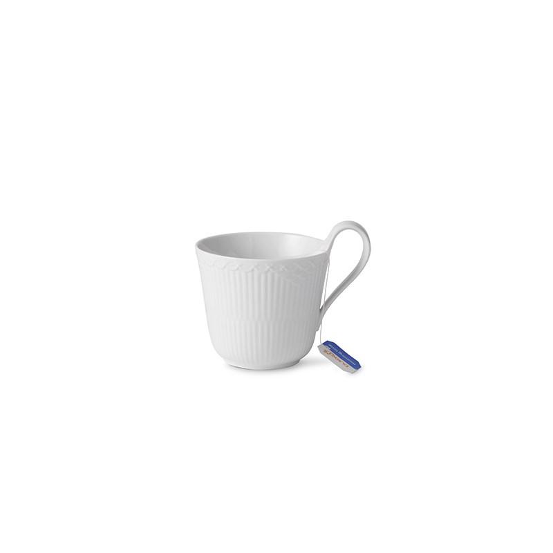 [product_category]-Royal Copenhagen White Fluted Half Lace Cup, 33cl-Royal Copenhagen-5705140732495-1026446-ROY-3