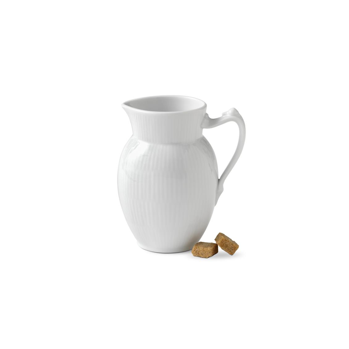 [product_category]-Royal Copenhagen White Fluted Jug, 38cl-Royal Copenhagen-5705140705574-1017392-ROY-2