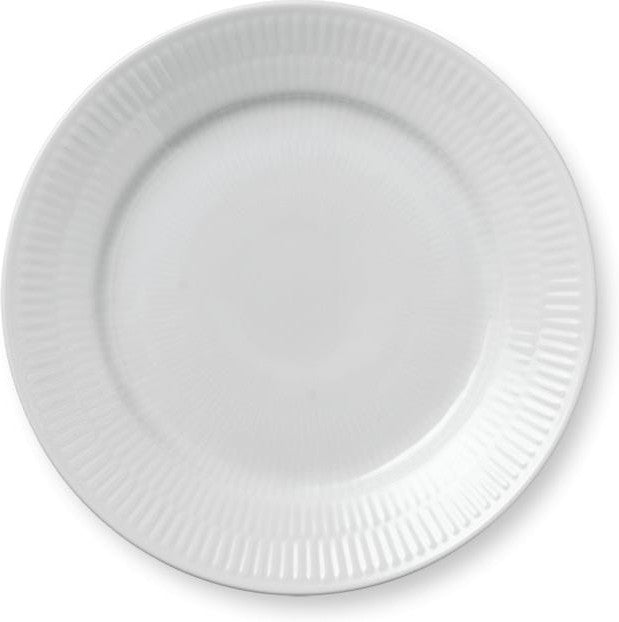 [product_category]-Royal Copenhagen White Fluted Plate, 19cm-Royal Copenhagen-5705140683131-1017402-ROY-1