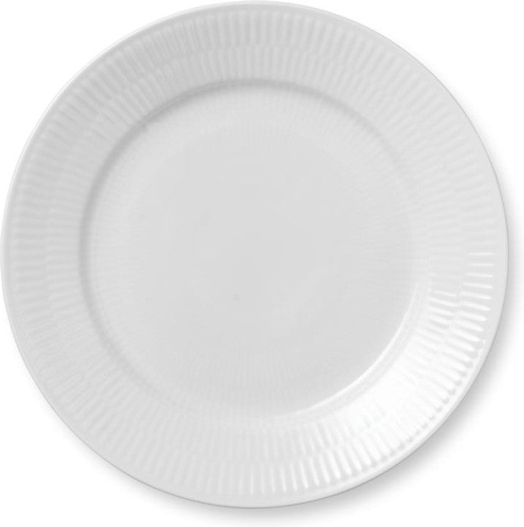 [product_category]-Royal Copenhagen White Fluted Plate, 22cm-Royal Copenhagen-5705140683148-1017403-ROY-1