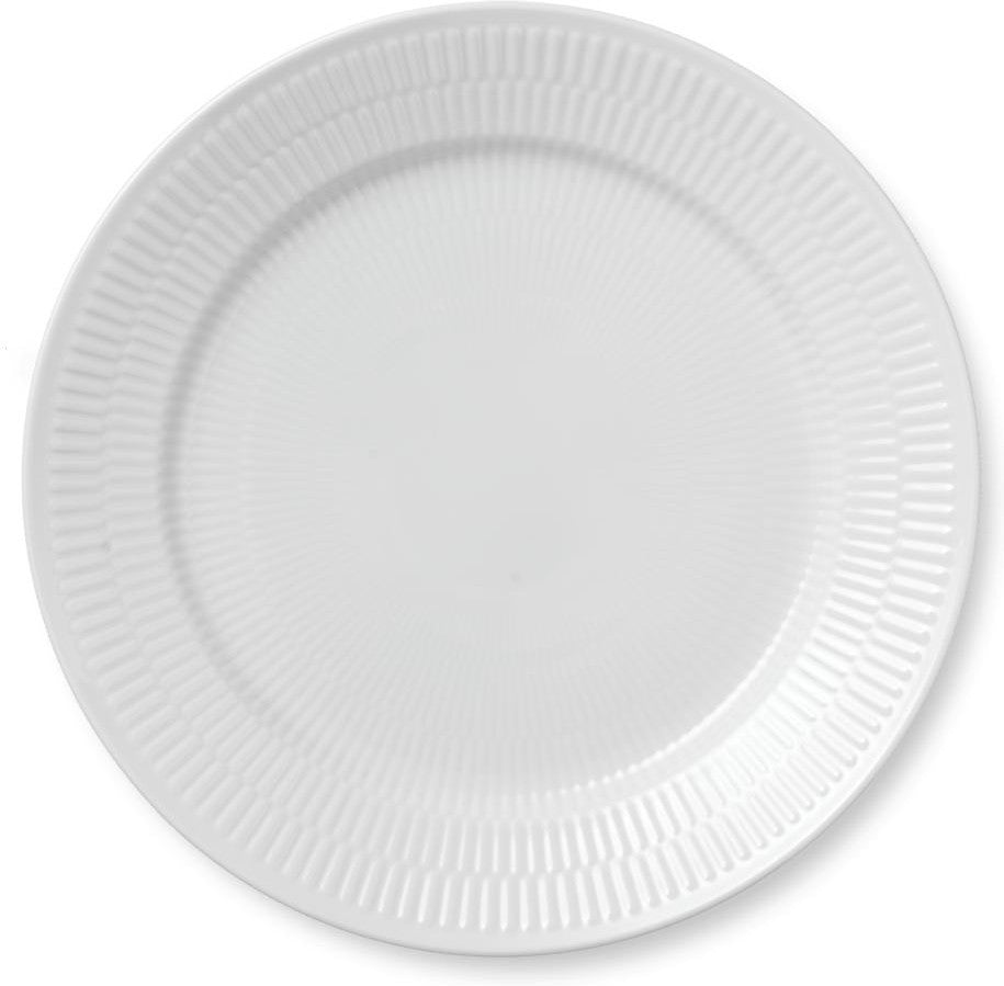 [product_category]-Royal Copenhagen White Fluted Plate, 27cm-Royal Copenhagen-5705140683155-1017404-ROY-1