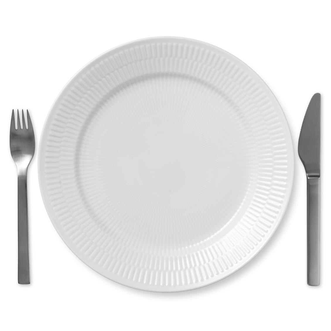 [product_category]-Royal Copenhagen White Fluted Plate, 27cm-Royal Copenhagen-5705140683155-1017404-ROY-2