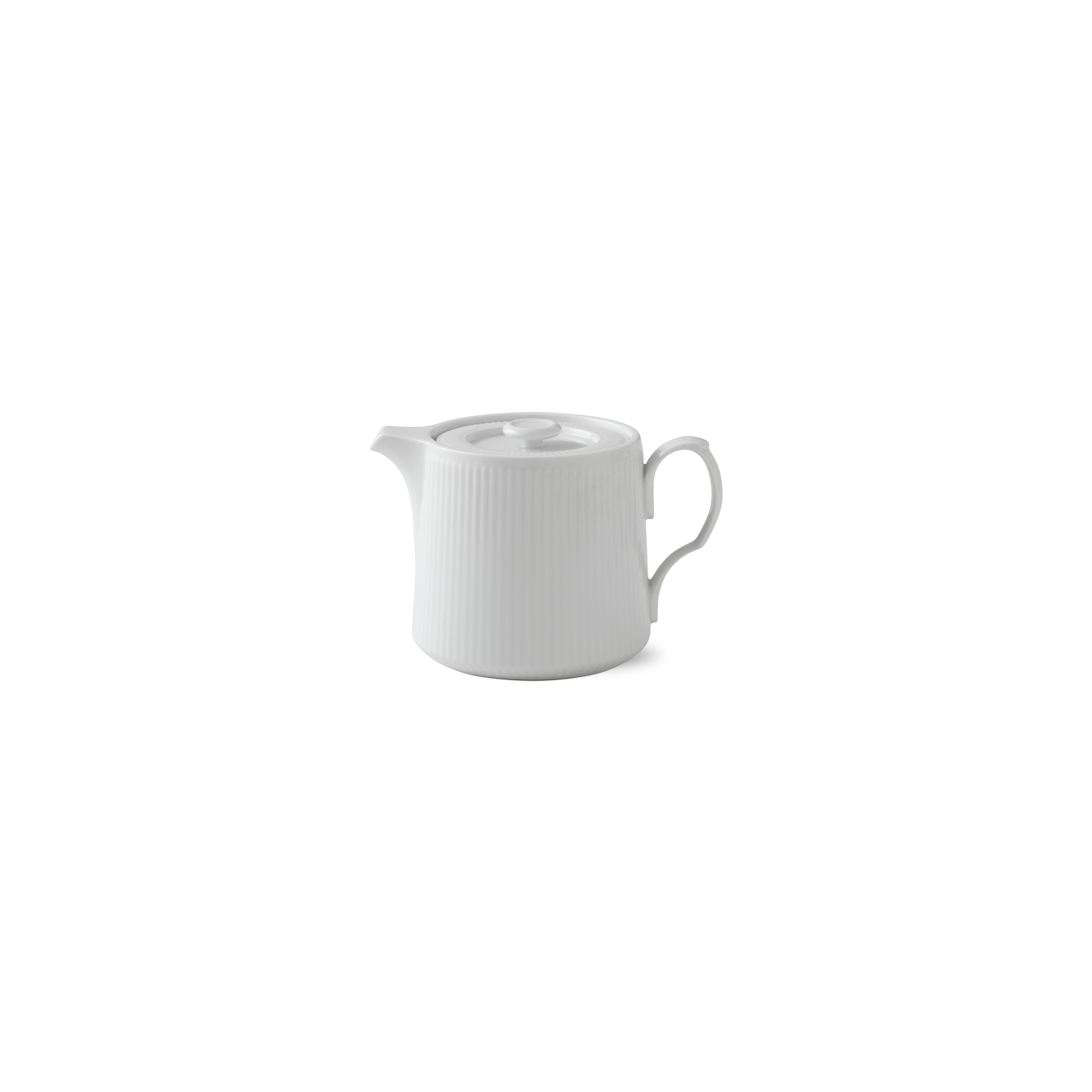[product_category]-Royal Copenhagen White Fluted Teapot 75 Cl-Royal Copenhagen-5705140729129-1020509-ROY-1