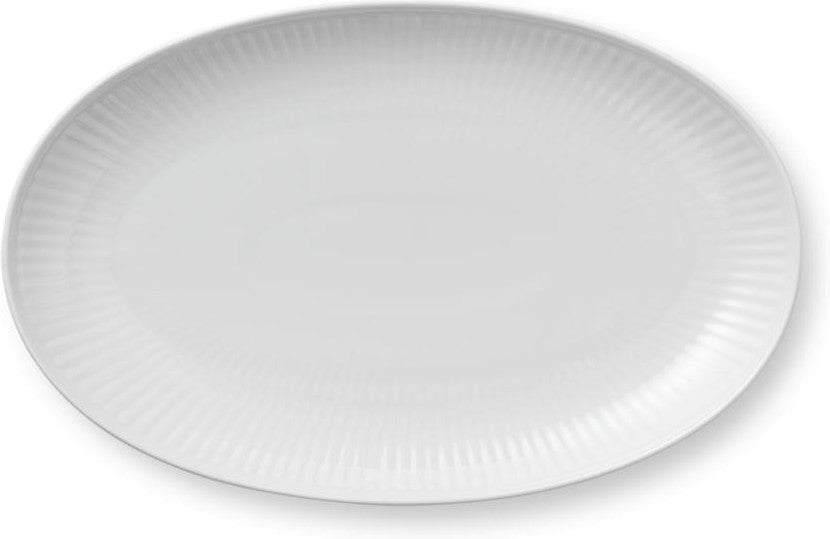 [product_category]-Royal Copenhagen White Fluted Top, 23 Cm-Royal Copenhagen-5705140719540-1016929-ROY-1
