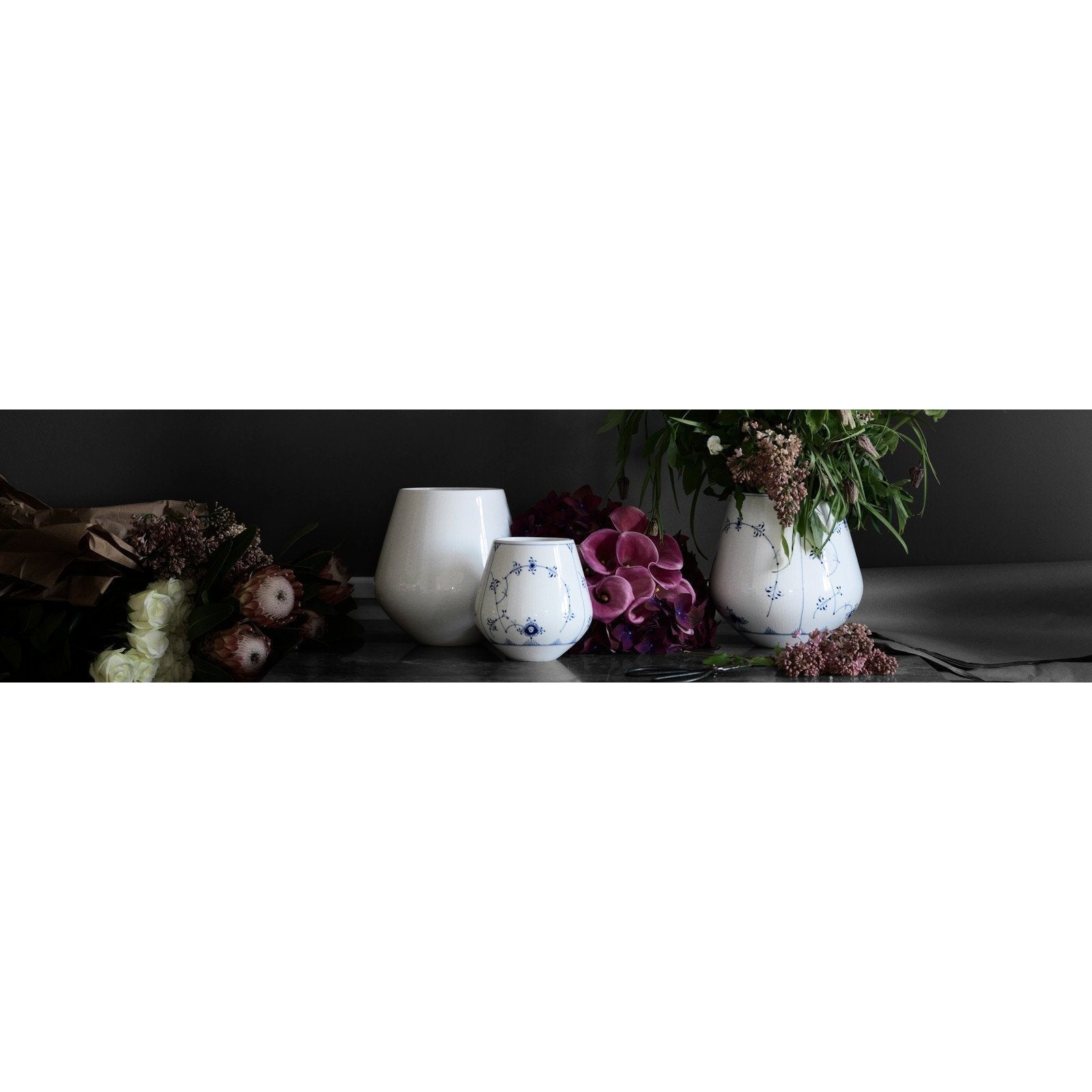 [product_category]-Royal Copenhagen White Fluted Vase, 20,5cm-Royal Copenhagen-5705140730026-1023872-ROY-3