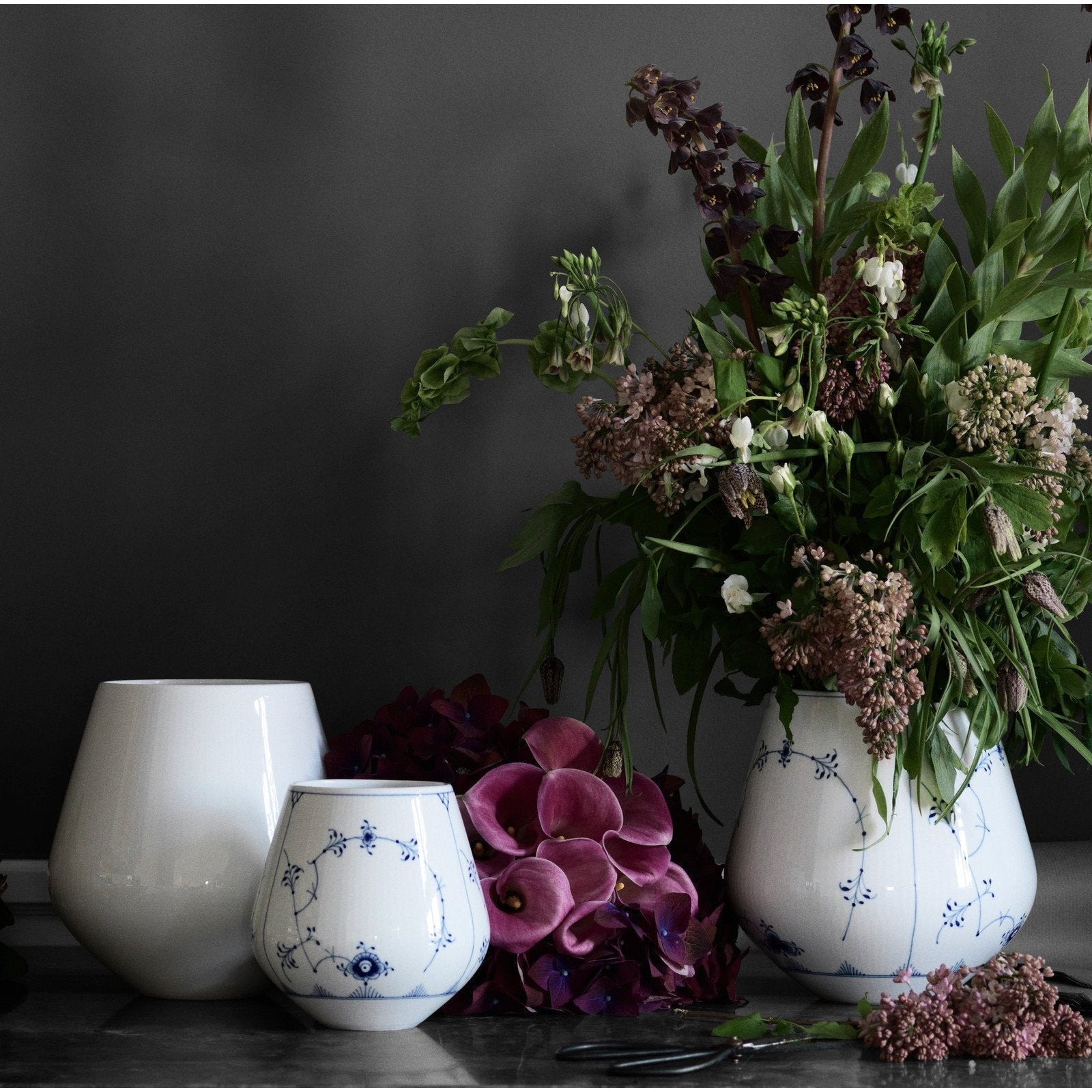 [product_category]-Royal Copenhagen White Fluted Vase, 20,5cm-Royal Copenhagen-5705140730026-1023872-ROY-4