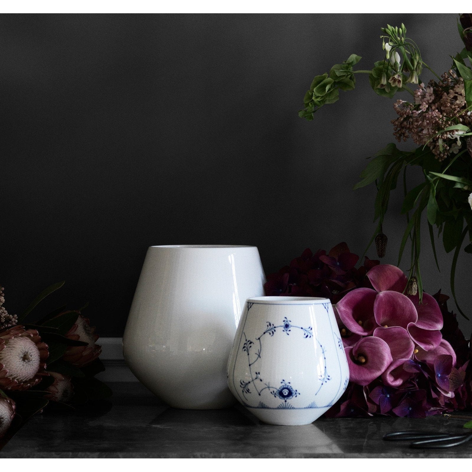 [product_category]-Royal Copenhagen White Fluted Vase, 20,5cm-Royal Copenhagen-5705140730026-1023872-ROY-5