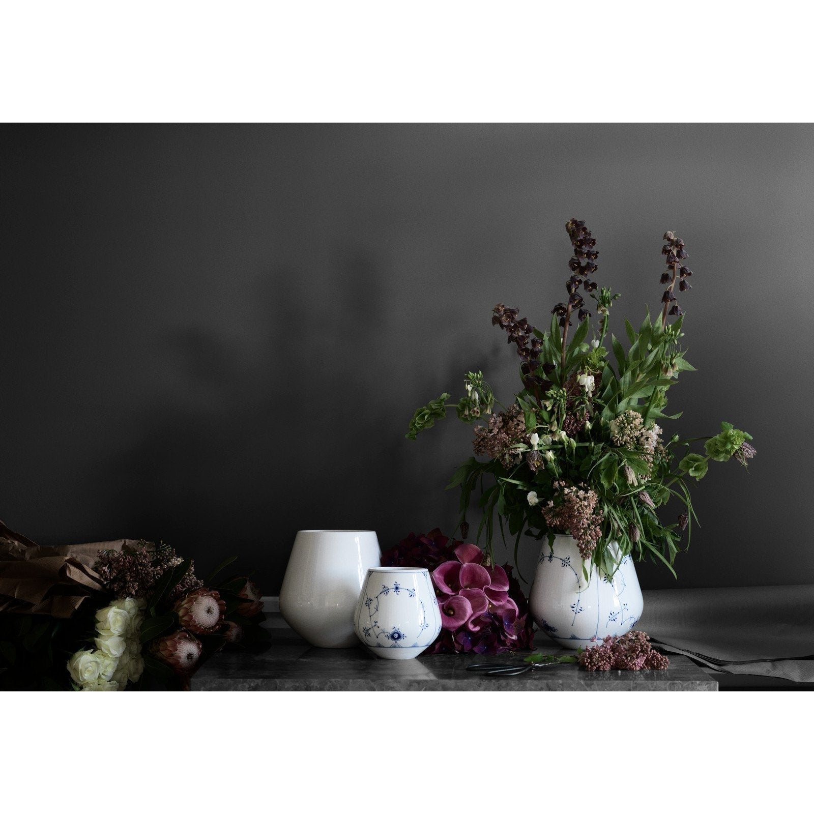 [product_category]-Royal Copenhagen White Fluted Vase, 20,5cm-Royal Copenhagen-5705140730026-1023872-ROY-6