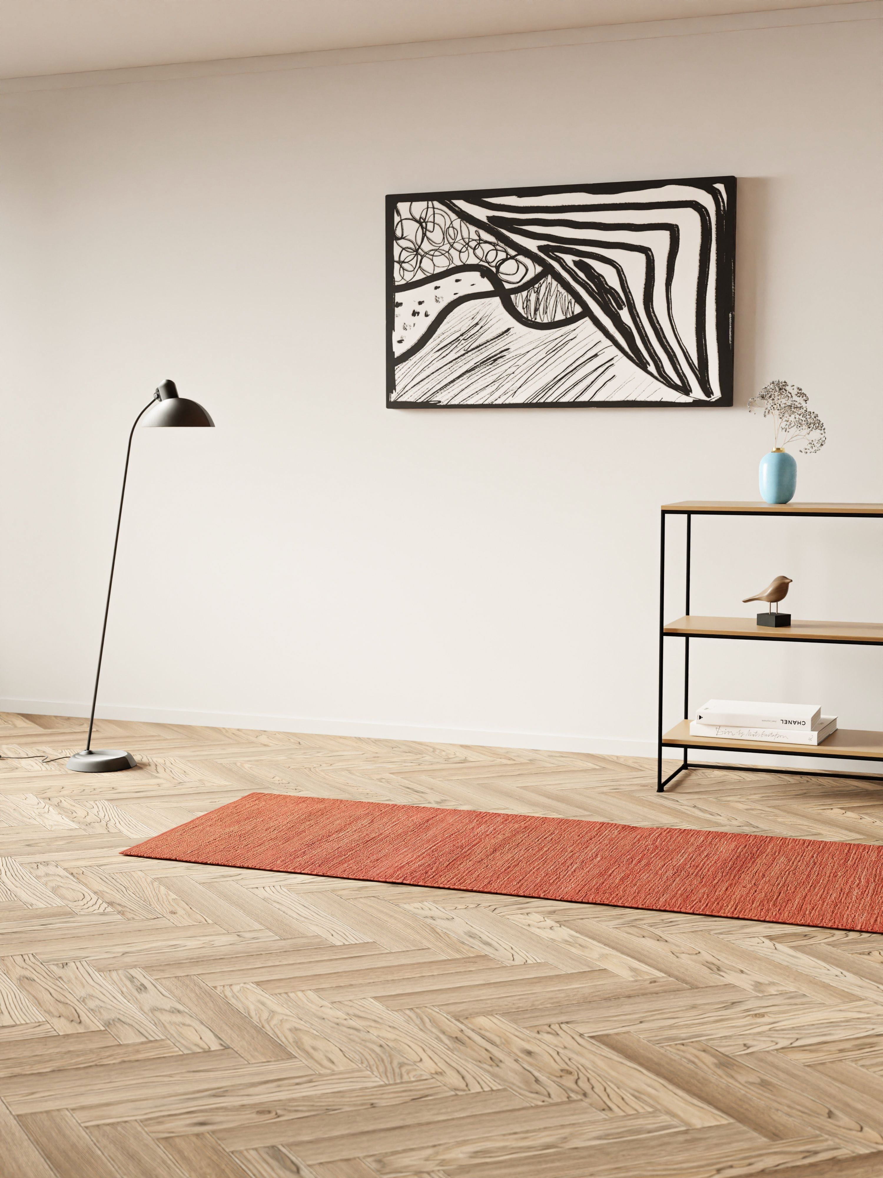 [product_category]-Rug Solid Cotton Rug 140 X 200 Cm, Solar Orange-Rug Solid-5711655207397-20739-RUG-5