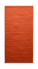 Koberec s pevným bavlněným koberec 60 x 90 cm, sluneční oranžová