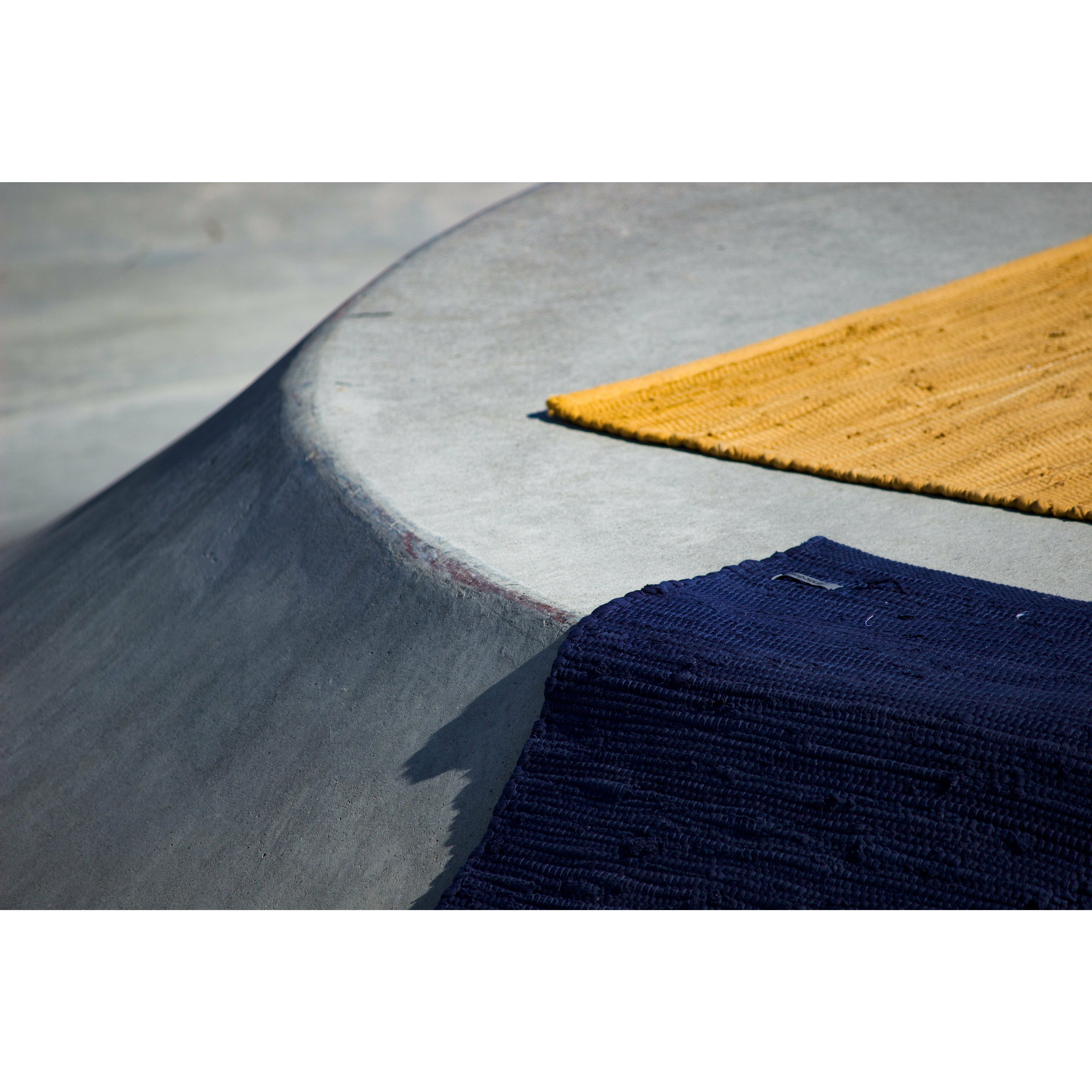 [product_category]-Rug Solid Cotton Rug Deep Ocean Blue, 140 X 200 Cm-Rug Solid-5711655207168-20716-RUG-3