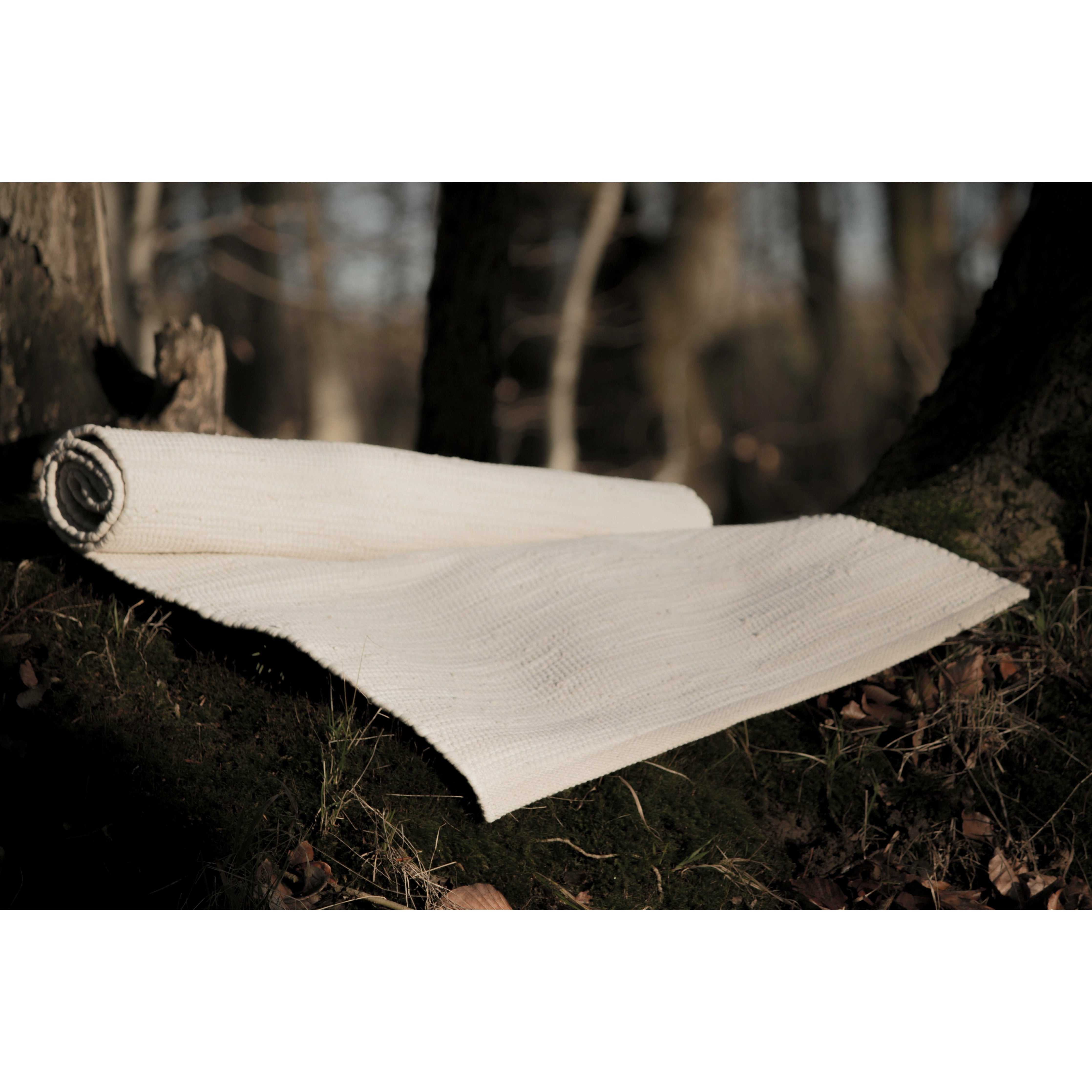 [product_category]-Rug Solid Cotton Rug Desert White, 60 X 90 Cm-Rug Solid-5711655201074-20107-RUG-2