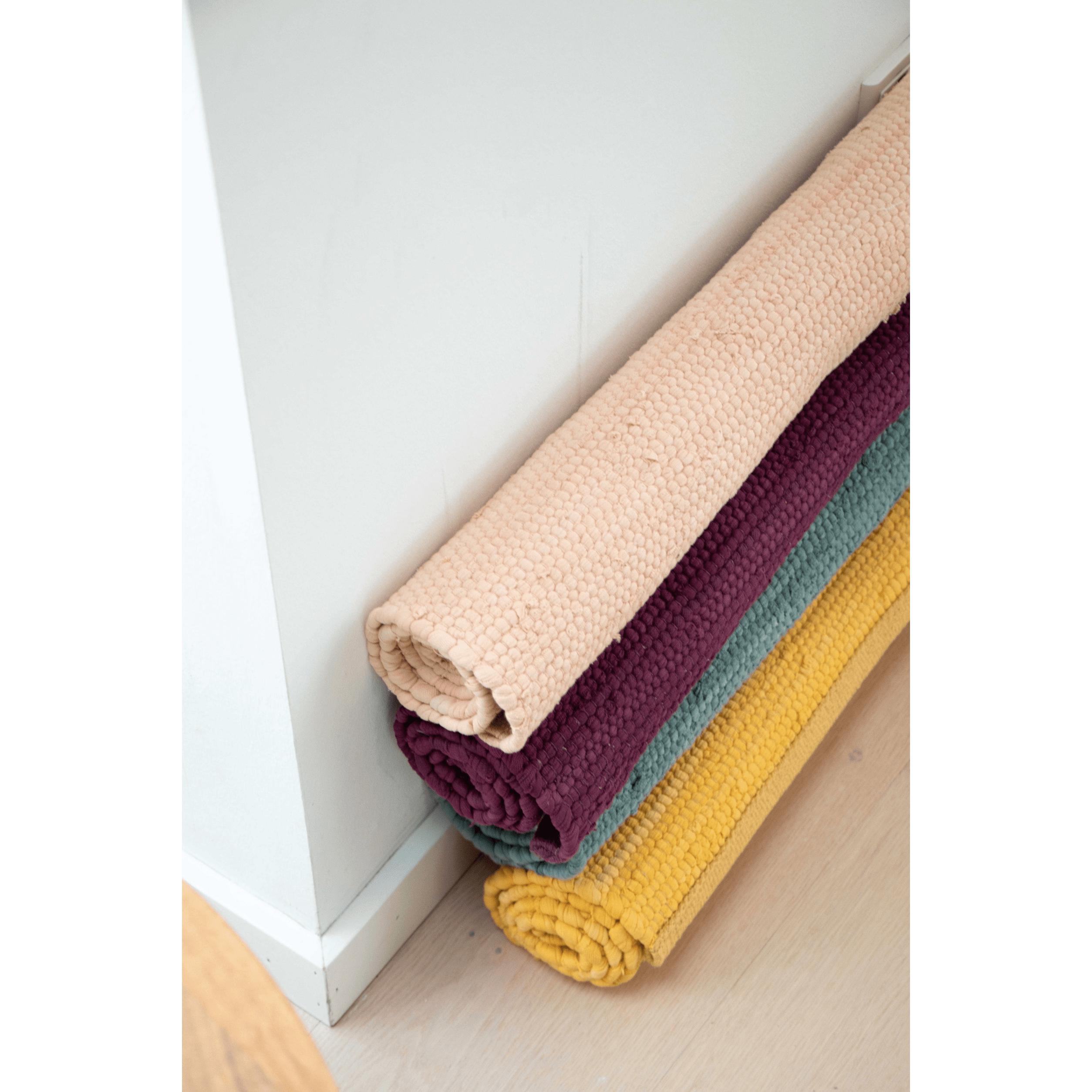 [product_category]-Rug Solid Cotton Rug Soft Peach, 140 X 200 Cm-Rug Solid-5711655207359-20735-RUG-4